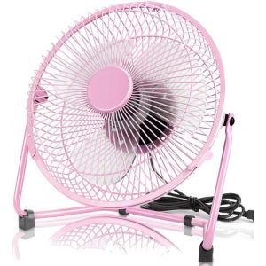 Ventilateur USB, Ventilateur de bureau portable USB en m&eacute;tal avec 2 vitesses pour la maison, le bureau, l'ext&eacute;rieur - Neuf