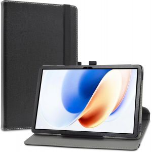 Pour Doogee T30e,Slim Pu Cuir Etui Et Pliable Stand Folio Coque Couverture Pour Doogee T30e/Doogee Tab A9+/Doogee Tab A9 Pro+/Umidigi G9 Tab Tablette 11 Pouces, Noir - Neuf