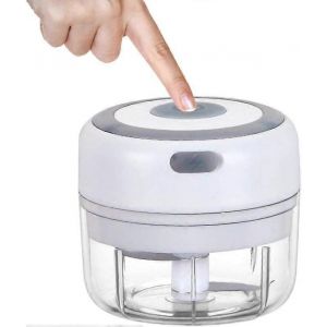 Mini Hachoir À Ail,Hachoir À Ail Puissant,Mini Hachoir,Hachoir Électrique Pour Aliments Et Oignons - Neuf