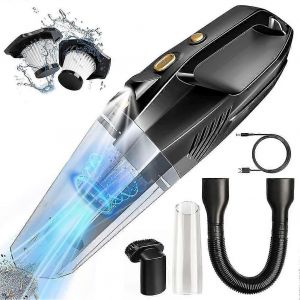 Aspirateur &agrave; main sans fil,Dust Buster Sans fil Rechargeable,Utilisation humide-s&egrave;che Aspirateur de voiture portable - Neuf