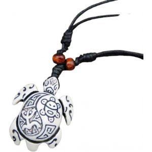 Collier Pendentif Tribal Surfer Turtle | Homme Femme | - Neuf