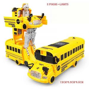 Dancing Deformation Rotating Universal Police Car Electric Stunt Car With Lights Automatically Open the Door Boy Childrens Toys-999G-51A-1pcs - Neuf