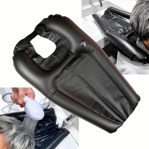 | Lave-t&ecirc;te Portable pour la Maison | Lavabo Portable | Lavage des Cheveux des Personnes &Acirc;g&eacute;es, Personnes Alit&eacute;es | Lavabo Gonflable | Lavabo Portable pour Lit | - Neuf