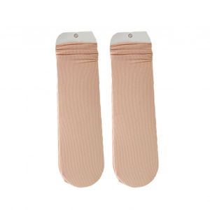 Chaussettes D'été Ultra Fines Pour Femmes, Chaussettes D'athlétisme Respirantes En Soie Glacée, Décontractées Au-Dessus De La Cheville, Pour Un Usage Quotidien-Orange - Neuf