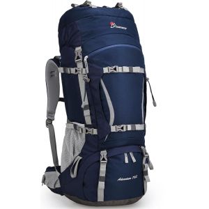 70L Sac À Dos Trekking Pour Homme Femme Avec Housse De Pluie - Voyage, Camping, Randonnée, Sports De Plein Air - Neuf