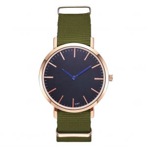 Zhoulianfa 2018 Nouvelle Montre A Quartz Coreenne Pour Homme Et Femme, Bracelet En Toile De Nylon, K087-Me6, Vert - Neuf