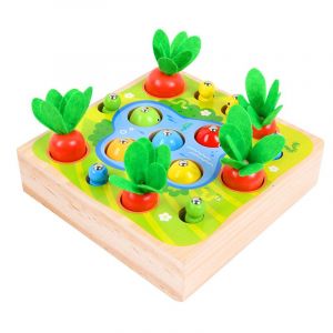 Jouets De Pêche Magnétiques Éducatifs Pour Enfants Happy Farm Wooden Bab - Neuf