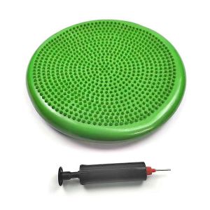 Tapis D'équilibre De Yoga En Pvc Vert,Coussin De Massage Gonflable - Neuf