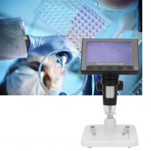 Microscope numerique electronique portable sans fil USB 600X avec ecran LCD 4,3 - Neuf