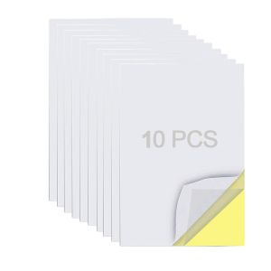 Lot de ruban adhésif double face transparent format A4 extra fort avec doublure jaune pour bricolage,fête,art,bricolage,décoration d'intérieur (10) - Neuf