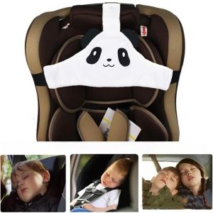 Subzonal-Pattern Panda Blanc Support De T&ecirc;te De Si&egrave;ge De Voiture Pour B&eacute;b&eacute;, Ceinture De Sommeil Fixe Pour Si&egrave;ge De Voiture, Sangle De T&ecirc;te Pour Tout-Petits Et Enfants (Blanc) - Neuf