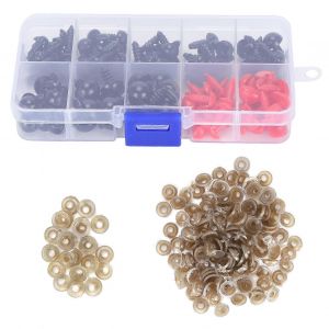 Yeux en plastique Nez avec rondelles Poup&eacute;e en peluche Ours en peluche Animaux en peluche Jouet Accessoires de bricolageD - Neuf