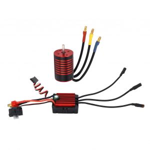 GTSKYTENRC Kit de controleur de vitesse electronique sans balais pour voiture telecommandee 1/14 4700 kV - Neuf