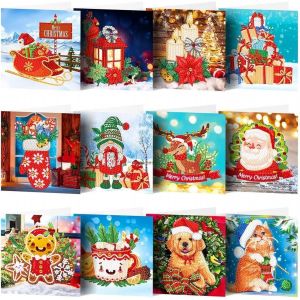 Diamant Peinture Cartes De V?ux Kits De Broderie De Forme Spéciale 5d Strass Art Carte De Voeux D'anniversaire Pour Sa Petite Amie Carte D'anniversaire - Neuf