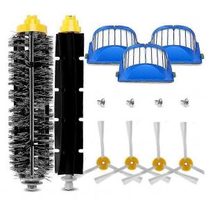 Pièces de rechange Brosse à rouleau Brosse latérale Filtre HEPA compatible pour iRobot Roomba 630 650 760 Vaccum - Neuf