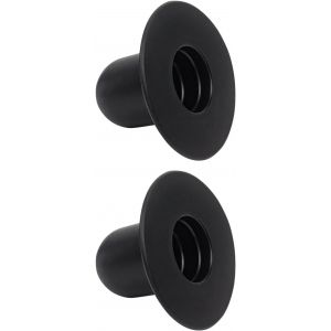 Lot de 2 bouchons d'étanchéité de rechange pour piscine hors-sol-Pour pompe de filtration-Bouchon de trou de tamis pour piscine-Noir - Neuf