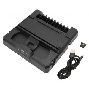 Station de charge de manette Protection contre les surcharges Plug and Play Station de charge facile d'accès avec 10 emplacements pour carte de jeu pour Switch - Neuf