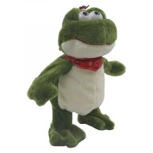 Le poulet en peluche &eacute;lectrique chante et danse comme un fou et crie poulet canard et grenouille-grenouille - Neuf