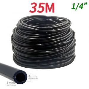 OASIS-Micro tuyau d'arrosage de jardin en PVC,tube d'irrigation goutte à goutte,arroseur,100 en effet,pelouse,balcon,serre,5-1/4 m,4mm,7mm -35M (114.8ft)-1/4 - Neuf