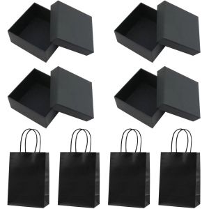 Petite Bo&icirc;te Cadeau 4 Pi&egrave;ces, Petit Sac Cadeau 4 Pi&egrave;ces, Petite Bo&icirc;te Cadeau, Bo&icirc;te Cadeau Bijoux, Petite Bo&icirc;te &Agrave; Bijoux, Bo&icirc;te &Agrave; Bracelet - Neuf