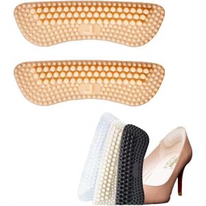 Kalanka-1 Paires De Coussinet Talon Chaussure En Gel Silicone Autocollants Pour Chaussures Invisibles Protege Talon Pour Femmes Et Hommes Protection Talon Chaussure Sport Antid&eacute;rapant Protege (Jaune, - Neuf