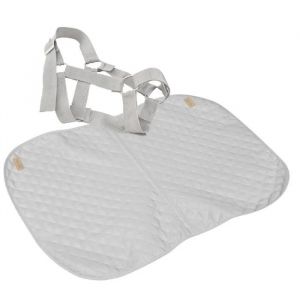 Tapis De Selle + Licol Pour Cheval En Bois D'ext&eacute;rieur - Roba - Accessoires De Jeu En Plein Air - Gris - Neuf