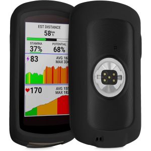 Housse Gps V&eacute;lo Compatible Avec Garmin Edge 1040/1040 Solar-Protection Bumper Boitier Navigateur-&Eacute;tui En Silicone Noir - Neuf