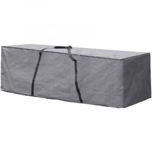 S&eacute;c De Rangement Pour Coussin D'ext&eacute;rieur Xl, Housse Coussin De Jardin, Rangement Coussin S&eacute;lon De Jardin, S&eacute;c Hivernage, Rangement &Eacute;tanche, Imperm&eacute;able, Gris, 200 Cm X 75 Cm X 60 Cm - Perel - Neuf