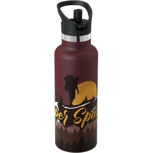Gourde Isotherme - Bouteille Isotherme - 350ml, 500ml, 750ml, 1l- Gourde Sport Étanche Avec Couvercle À Paille - Gourde Enfant Sans Bpa, Pour Bureau, Maison - Neuf