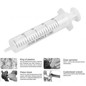 Kit De Purge D'huile De Frein De Vélo Pour Shimano Ensemble De Purge De Service De Freins De Vélo En Pvc Durable Pour Réparation - Neuf