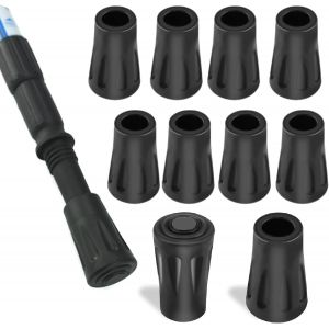 Letnerny-10 Pi&egrave;ces Coussinets De Marche Nordiqu Protecteurs Bouchon Baton De Marche Tampons En Caoutchouc Pour B&acirc;tons De Randonn&eacute;e Baton De Marche Nordique Randonn&eacute;e Accessoires Pour Marche Nordique - Neuf