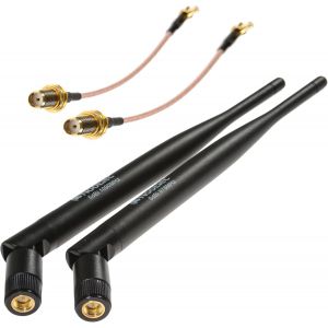 ADS-B Discovery 5dBi (High Gain) Antenne Bundle - 1090 MHz et 978 MHz Antenne Bundle pour SMA et radios logicielles MCX-Connected (SDR) - Neuf