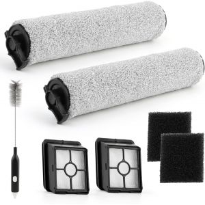 NouvelHorizonstore-Rouleau de Brosse De Rechange pour Bissell CrossWave HF3 3598N Accessoires avec 2 Brosse &agrave; Rouleau, 2 Filtre HEPA,1Brosse pour R&eacute;servoir d'eau - Neuf