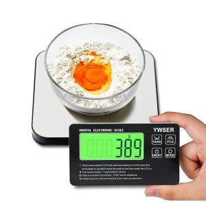 Balance De Cuisine Num&eacute;rique Magn&eacute;tique Sans Fil De 15 Kg Avec &Eacute;cran Lcd &Agrave; Distance, Con&ccedil;ue Pour Un Nettoyage Facile, Pr&eacute;cision De 0,1 Oz/1 G, 7 Unit&eacute;s, Fonction Tare Pour La Cuisson, La Pr&eacute;paration - Neuf
