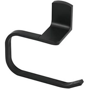 KAL-, Porte-Rouleau De Papier Toilette Taku À Coller Ou À Percer, Design Élégant Et Pratique, Idéal Pour Salle De Bain, Taille Standard, Couleur, Noir Mat, Wc Rollenhalter - Neuf