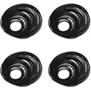 KALANKA-Lot de 120 courroies carrées pour réparation d'enregistreur, baladeur, lecteur DVD, CD-ROM (taille mixte 26 mm-120 mm) - Neuf