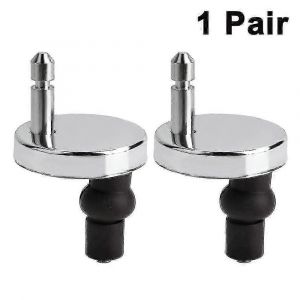 1 paire de charnière de siège de toilette,fixations de charnière de siège de toilette,pièce de fixation de siège de toilette fixation supérieure extension de boulon de fixation universelle - Neuf