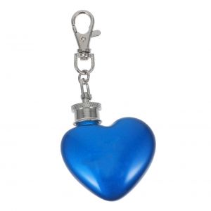 C?ur Flacon Trousseau de 1oz en Acier Inoxydable Portable Mini Bouteille d'Alcool pour les Hommes de saint-Valentin la F&ecirc;te des Faveurs - Neuf