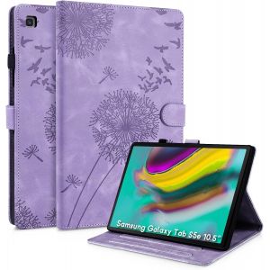 KAL-Coque Samsung Galaxy Tab S5E 2019 Pissenlit Housse En Tablette Cuir Tpu Cover Case &Eacute;tui Housse De Protection Pour Samsung Galaxy Tab S5E 10.5 Pouces Sm-T720/Sm-T725 Violet - Neuf