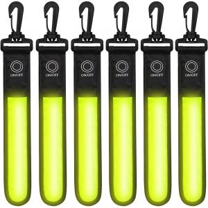 Meimie-Pendentifs Réfléchissants À Led, 6 Pcs Bande Réfléchissante Avec 3 Modes, Lumière De Sécurité Pour Enfants, Étiquette Pendentif De Sac Lumineux Pour Sac D'école Pour Cartable, Randonnée, Course À Pied - Neuf