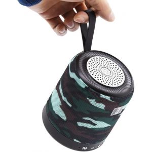 KALANKA-- Tube Enceinte Bluetooth, Haut-Parleur Portable avec Lecteur MP3, Fente Micro SD, Fente USB, Puissance 5 W, pour Ordinateur, PC Portable, Tablette, Smartphone, Maison, extérieur - Neuf