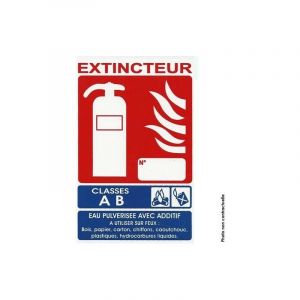 Panneau Signal&eacute;tique Extincteur Ab - Neuf