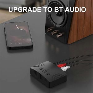 Bluetooth 5.3 Récepteur Audio Émetteur 3.5mm AUX RCA USB Stéréo Musique Audio Sans Fil Adaptateur pour - Neuf