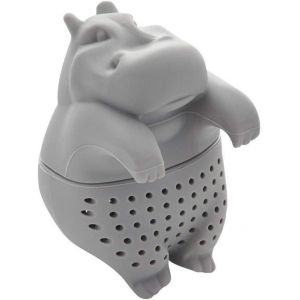 (Hippopotame) Infuseur/infuseur à thé/diffuseur à filtre/passoire à thé en forme d'hippopotame, infuseur en silicone de qualité alimentaire sans BPA - Neuf