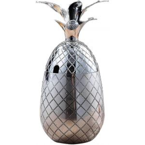 Seau À Glace Ananas Avec Couvercle Seau À Boisson En Métal En Acier Inoxydable,Accessoires De Cocktail Pour Boissons - Neuf