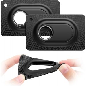 KAL-Lot De 2 &Eacute;tuis Pour Smarttag2 -Ultra Fin -Pour Galaxy Smart Tag2 -Porte-Cartes En Tpu Souple Pour Sac &Agrave; Main, Sac &Agrave; Dos, Pochette (Noir) - Neuf