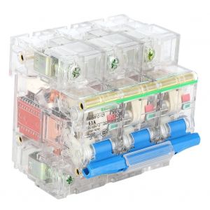 Disjoncteur miniature a boitier transparent DZ47 3P 690 V CA 63 A/80 A/100 A/125 A 63 A - Neuf