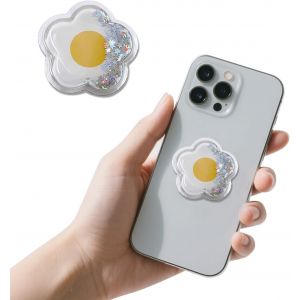 Kalanka-Support Et Grip Magnétique Compatible Poignée De Telephone Extensible Pliable Fleur Stéréoscopique Airbag Support Portable Poignées Téléphone Pour Décoration Et Utilisation Quotidienne - Neuf