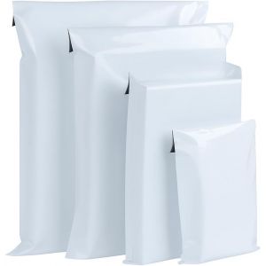 Jexnovashop-100 Pochettes D'expédition Autoadhésives Pour Vinted, 4 Tailles Enveloppes Plastique Opaques ¿ Emballage Colis Vêtements/Chaussures, Sac Postal Imperméable - Neuf