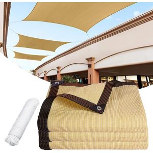 CHECARZHN--NO1-Voile D'Ombrage - 2 X 3 M - Filet D'Ombrage Pour Serre - Avec Cordon De Serrage - Protection Solaire - Filet D'Ombrage Respirant - Filet D'Ombrage Pour Plantes, Balcon, Toit De Terrass - Neuf